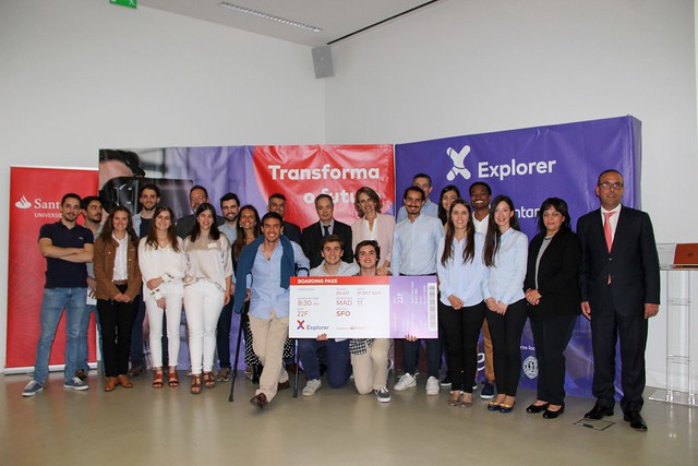 Cerimónia de anúncio dos vencedores do programa Explorer 2019 na Universidade de Coimbra