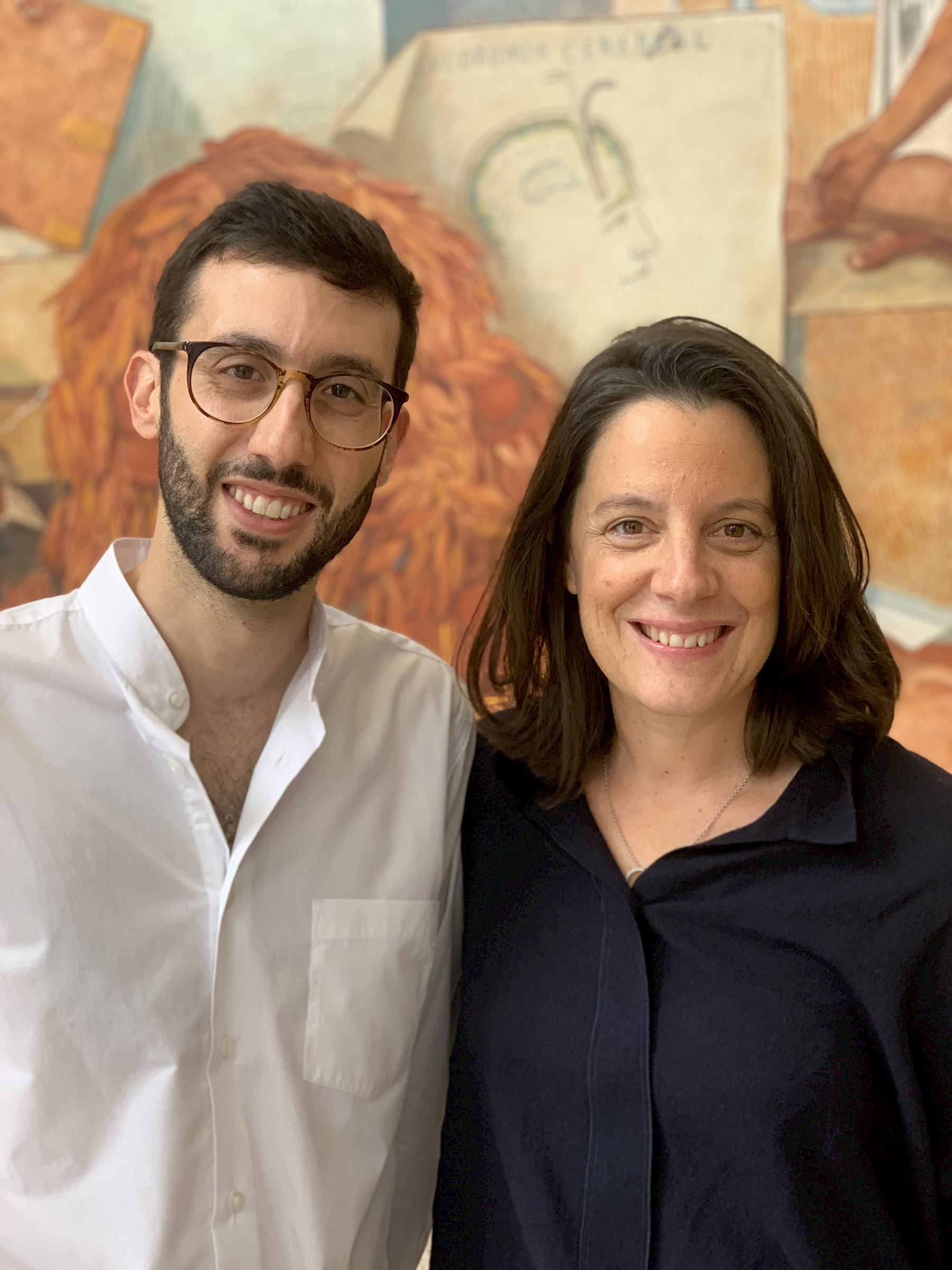 Carlos Seiça Cardoso e Bárbara Gomes, da Universidade de Coimbra.