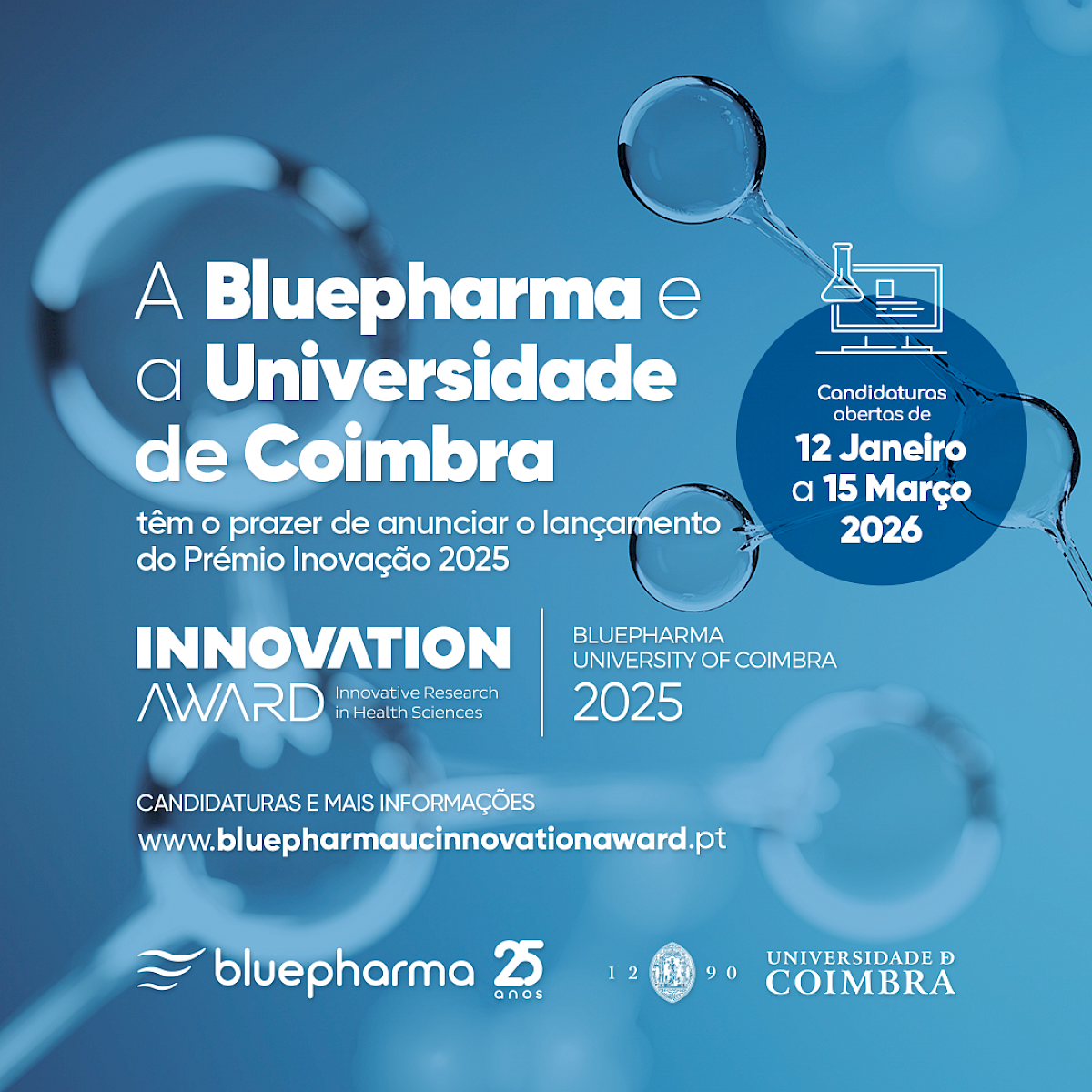 Prémio Inovação Bluepharma | Universidade de Coimbra com candidaturas ...